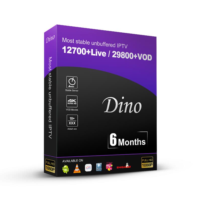 6 Months Dino World IPTV Smarters Pro Xtream Code Hot IPTV Subsc